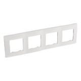 Négyes keret fehér Legrand Niloé