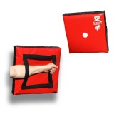 Négyzet alakú ütő- és rúgópajzs – 47x47x10 cm, 2 kg – Kensho