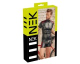 NEK - piros betétes, cipzáras férfi felső (fekete)