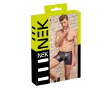 NEK - piros oldal betétes cipzáras boxer (fekete)