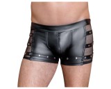 NEK - szegecses, cipzáras boxer (fekete)