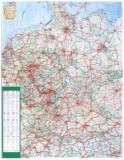 Németország autótérképe falitérkép - Stiefel
