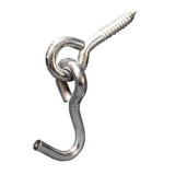 NEMMEGADOTT Függesztőkampó famenetes d=9,5 mm (90x38 mm) 100 kg