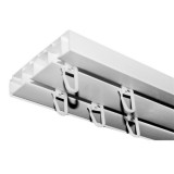 NEMMEGADOTT Mennyezeti sín 2 soros fehér 300 cm (tartozékokkal)