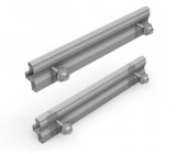 NEMSEMMI Schletter alu sínösszekötő, napelem tartókeret szereléshez. 4 db rozsdamentes csavarral