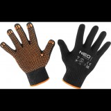 NEO 97-620-9 Munkakesztyű, Latex Bevonatú Pamut Poliészterrel, Csúszásgátló Pöttyökkel, 2143X, 9" (97-620-9)