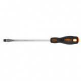 Neo csavarhúzó, lapos, 10x200