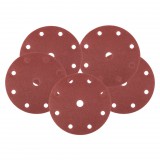 NEO Csiszolókorong tépőzáras 150mm, P120, 9 lyukkal, 5db, 04-721-hez (08-994)