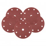 NEO Csiszolókorong tépőzáras 150mm, P40, 9 lyukkal, 5db, 04-721-hez (08-990)