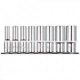 Neo dugókulcskészlet 8db 1/2" hosszú spline