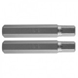 NEO Imbusz bit 12 x75 mm, S2, 2db