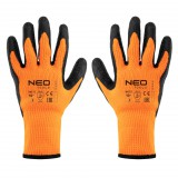 NEO Munkakesztyű, hőszigetelt, latex bevonatú poliészter, 2242X, 10-es méret (97-612-10)