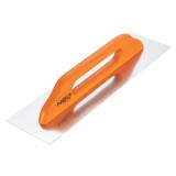 NEO TOOLS Acél simító, rozsdamentes, 480x128mm, fa markolat 50-181