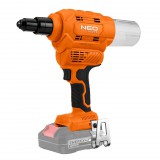 NEO TOOLS Akkus popszegecshúzó, Energy+, 18V, szegecsátmérő 2,4-6-4mm, húzóerő 12000 N 3 év garanciával 04-617