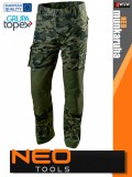 Neo Tools CAMO GREEN pamutgazdag technikai deréknadrág - munkaruha