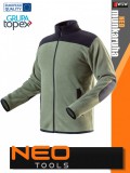 Neo Tools CAMO GREEN technikai polár kardigán pulóver - munkaruha
