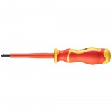 NEO TOOLS Csavarhúzó PZ 1000V, szigetelt PZ2x6x100, S2 acél 25 év garanciával 04-136