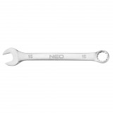 NEO TOOLS Csillag-villáskulcs 15 x 190mm, CrV, DIN3113 25 év garanciával 09-659