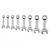 NEO TOOLS Csillag-villáskulcs készlet, rövid, 8-19mm, 8db 25 év garanciával 09-791