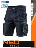 Neo Tools DENIM STRONG pamutgazdag technikai farmer rövidnadrág - munkaruha