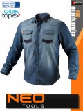 Neo Tools DENIM technikai kopásálló farmer munkaing - munkaruha