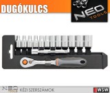 Neo Tools dugókulcs készlet - 3/8" - 12 részes
