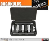Neo Tools dugókulcs készlet - 3/8" - 7 részes