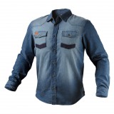 NEO TOOLS Farmer munkaing, DENIM, 100% pamut, XL 81-549-XL