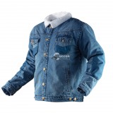 NEO TOOLS Farmer Munkavédelmi kabát, DENIM, béléssel, M 81-557-M