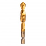 NEO TOOLS Gépi menetfúró, 2az1ben előfúró éllel, HSS-Titán, M10X1,5mm, hatszög szárral 08-956