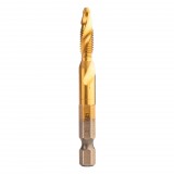 NEO TOOLS Gépi menetfúró, 2az1ben előfúró éllel, HSS-Titán, M6X1mm, hatszög szárral 08-953