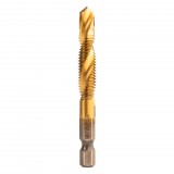 NEO TOOLS Gépi menetfúró, 2az1ben előfúró éllel, HSS-Titán, M8X1,25mm, hatszög szárral 08-954