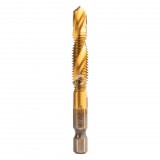 NEO TOOLS Gépi menetfúró, 2az1ben előfúró éllel, HSS-Titán, M8X1,25mm, hatszög szárral 08-954
