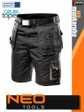 Neo Tools HD BLACK technikai rövidnadrág övvel - munkaruha
