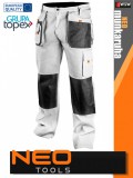 Neo Tools HD WHITE technikai deréknadrág - munkaruha