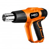 NEO TOOLS Hőlégfúvó 2000W, hőfokszabályzós I: 50ºC, II: 70-600ºC 3 év garanciával 04-710