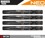 Neo Tools MARKER jelölő filc 4 db-os szett - szerszám