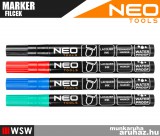 Neo Tools MARKER jelölő filc 4 db-os szett - szerszám