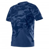 NEO TOOLS Munkavédelmi póló, CAMO Navy, tengerészkék, terepmintás, 100% pamut, XL 81-603-XL
