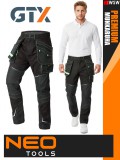 Neo Tools PREMIUM BLACK kevertszálas technikai deréknadrág - munkaruha