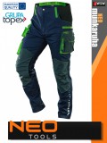 Neo Tools PREMIUM BLUE kevertszálas hasadásmentes stretch technikai deréknadrág - munkaruha