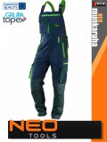 Neo Tools PREMIUM BLUE pamut szakadásálló technikai kantátosnadrág - munkaruha