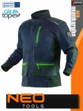 Neo Tools PREMIUM BLUE technikai kopásálló munkakabát - munkaruha