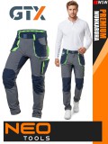 Neo Tools PREMIUM GREY pamut pamutgazdag technikai deréknadrág - munkaruha