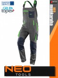 Neo Tools PREMIUM GREY pamut szakadásálló technikai kantátosnadrág - munkaruha
