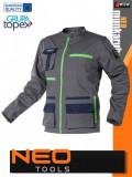 Neo Tools PREMIUM GREY technikai kopásálló munkakabát - munkaruha