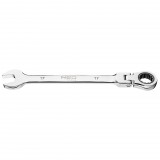 NEO TOOLS Racsnis, csuklós csillag-villáskulcs 17mm 25 év garanciával 09-059