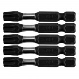 NEO TOOLS Torziós ütvecsavarozó bitek S2, 50mm, T40, 5db 09-588