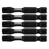 NEO Torziós ütvecsavarozó bitek S2, 50mm, T40 - 5db. (09-588)