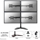 Neomounts NM-D335D4BLACK asztali TV konzol 68,6 cm (27") Fekete (NM-D335D4BLACK)